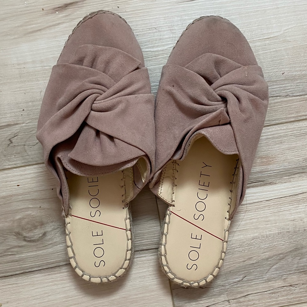 Sole Society espadrille slip ons